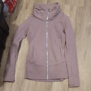 Lululemon Dusty Lavender Funnel Neck Zip-Up Jacket